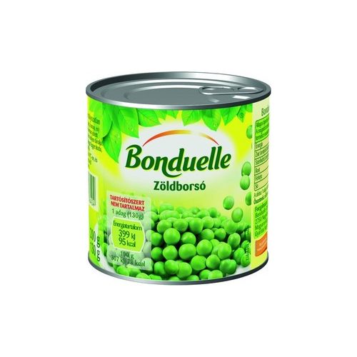 Bonduelle zöldborsó 200g/130g