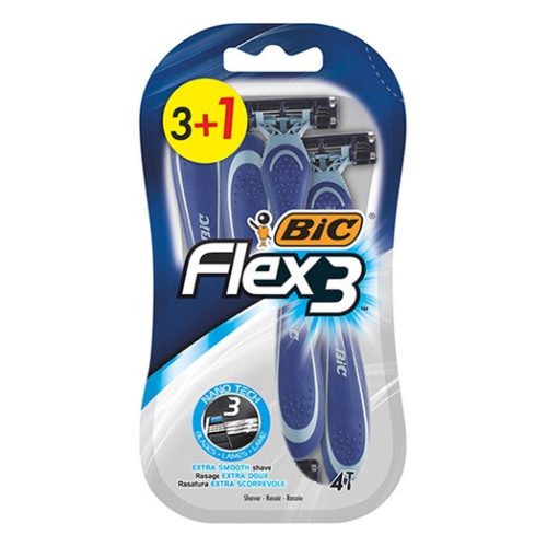 Bic eldobható férfi borotva FLEX3  3+1db