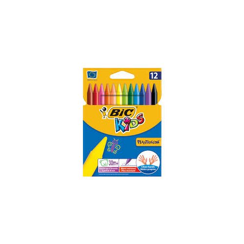 Bic írószer KIDS zsírkréta Plastidecor12