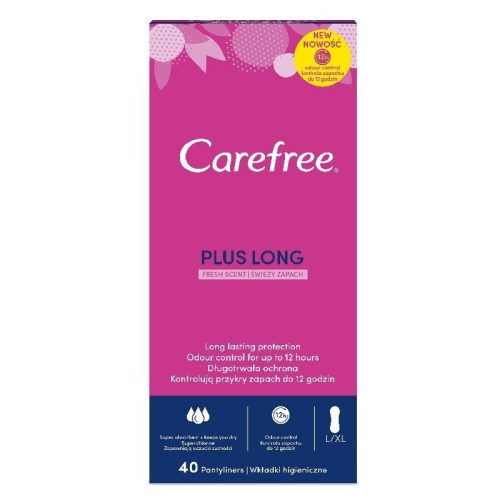 Carefree tiszt.betét 40db long plus fres