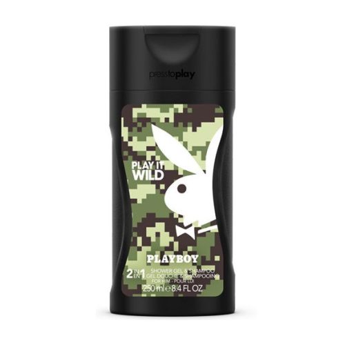 playboy tusfürdő & sampon 250 ml wild