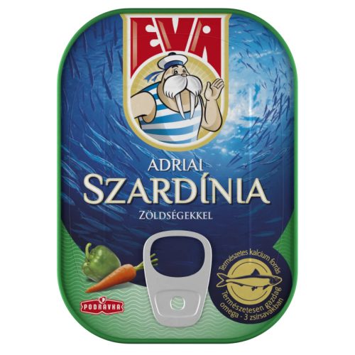 Eva szardínia zölds. paradics.márt. 100g