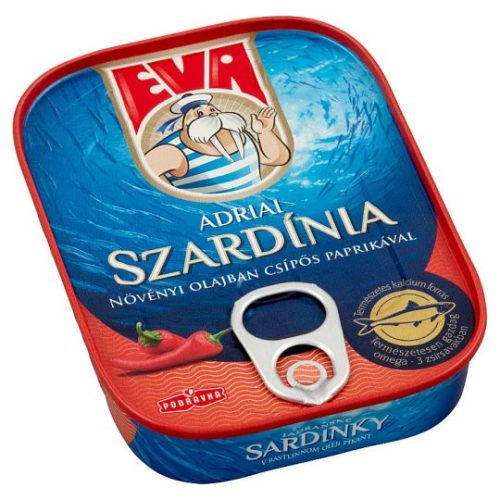 eva szardinia 115 g csípős paprikával