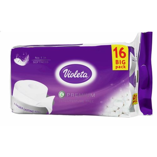 Violeta Wc Papír Premium Parfüm Free 3 r