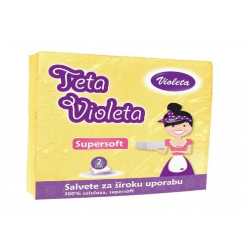 VIOLETA szalvéta 2 rét., 25db, 38x38cm -