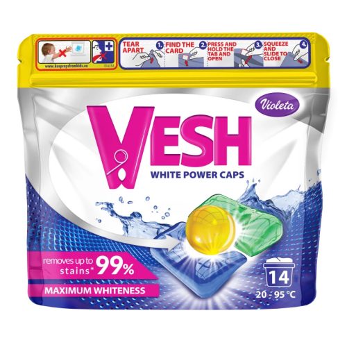 Violeta vesh mosókapszula fehérhez 14db