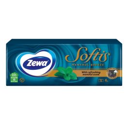 zewa papírzsebkendő 10x9 4 réteg menthol