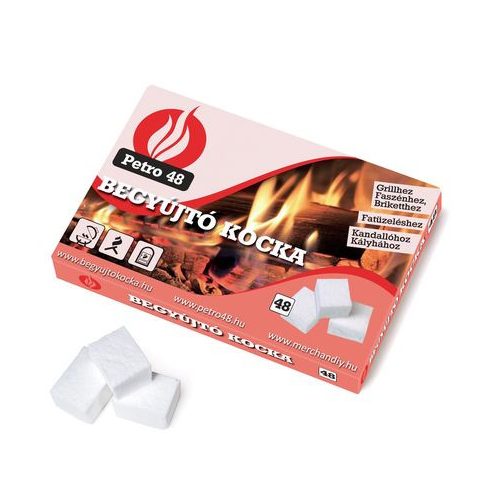 petro alágyújtós kocka 48 db szilárd