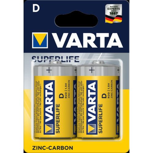 Varta R20 D Zinc Superlife B2 elem