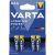 Varta LR03 AAA Longlife Power B4 elem