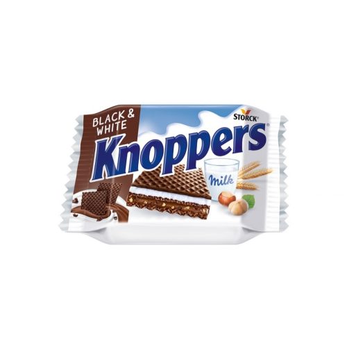 Knoppers black&White szelet 25g