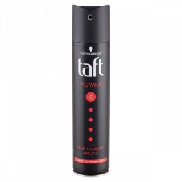 Taft hajlakk Power 250 ml fekete-piros p