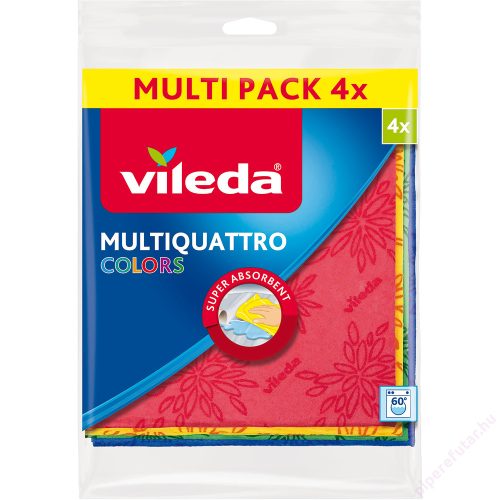 Vileda multi quattro törlőkendő 3+1db  2