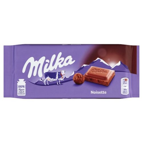 milka tejcsoki 100 g noisette