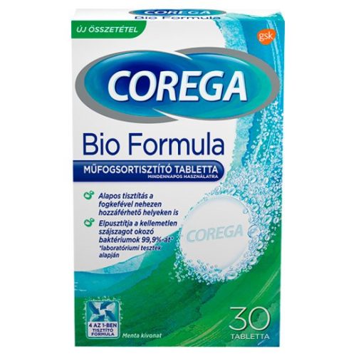 Corega Tabs 30 protézis tisztító BioForm