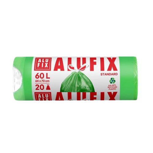 Alufix szemeteszsák 60 L zárószalag 20db