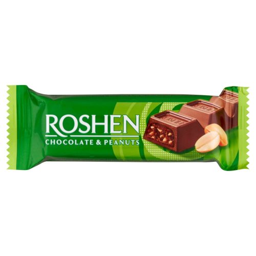 Roshen szelet földimogyorós 29g tej
