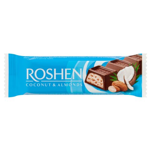 Roshen szelet kókuszos mandulás 29g tej