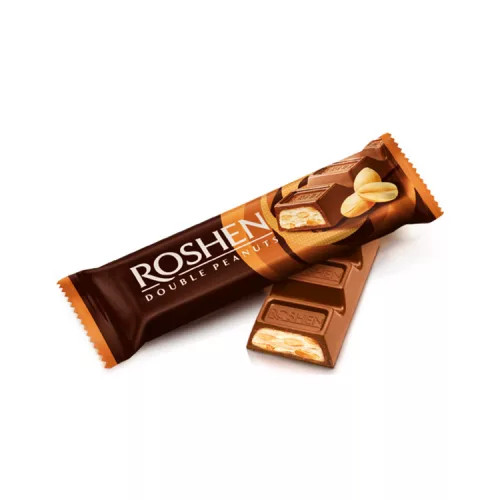 Roshen szelet duplamogyoró 29g tej