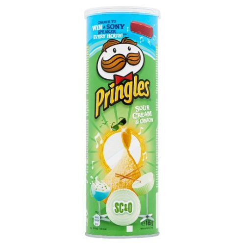 Pringles chips hagymás-tejfölös 165g   1