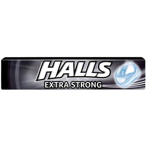 halls cukorka 33,5 g extra strong