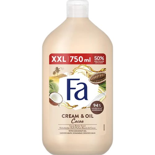 Fa tusfürdő cream oil cocoa 750ml