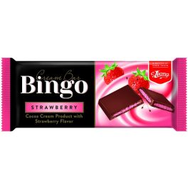 bingo tejtábla 90 g eper ízű krémmel