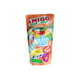 Amigó szívószálas ice-tea barack 200ml