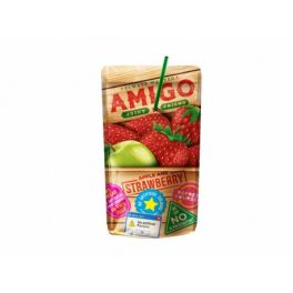 Amigó szívószálas alma-eper 200ml