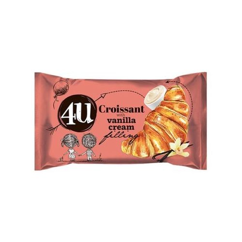 4u croissant vanília ízű 50gr