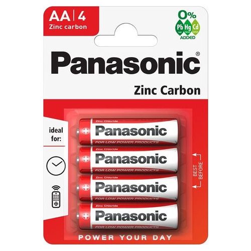 Panasonic Red Zinc féltartós R03 4db