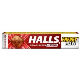 Halls cukor energy cola 32g