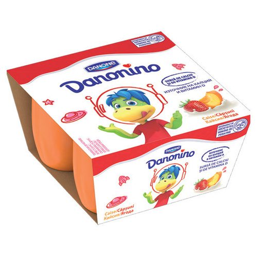 Danonino eper-s,barack 4x50g/Danone