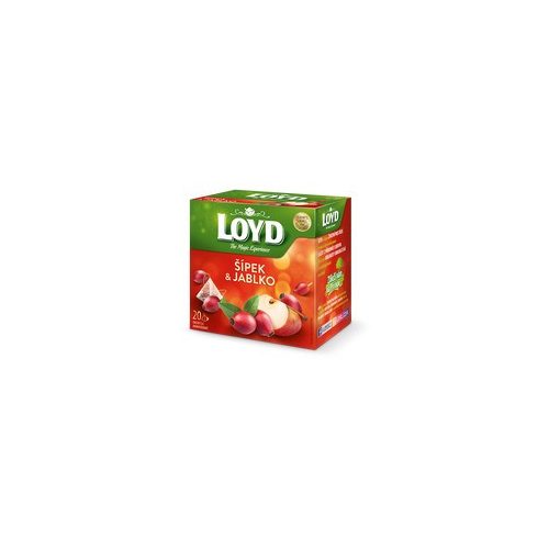 Loyd piramis csipkebogyó-alma tea 20x2g