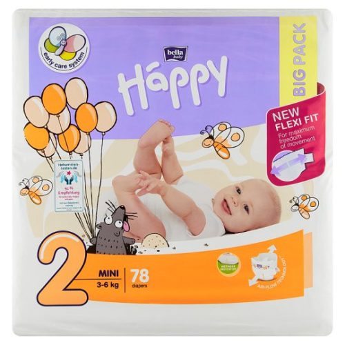 bellababyhappy pelenka 3-6 kg 78 db mini