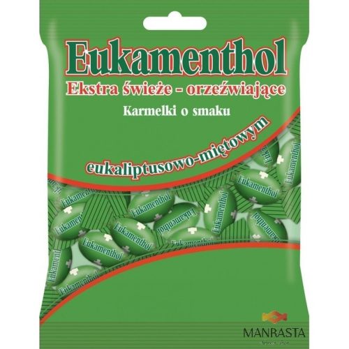 Euka-menthol ízű cukorka 75gr