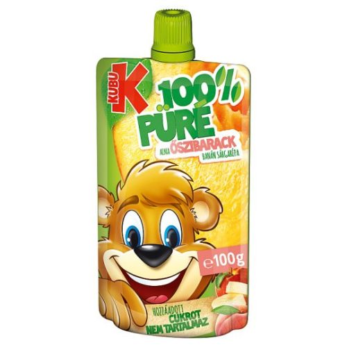 Kubu püré őszi-alma-banán-répa 100g