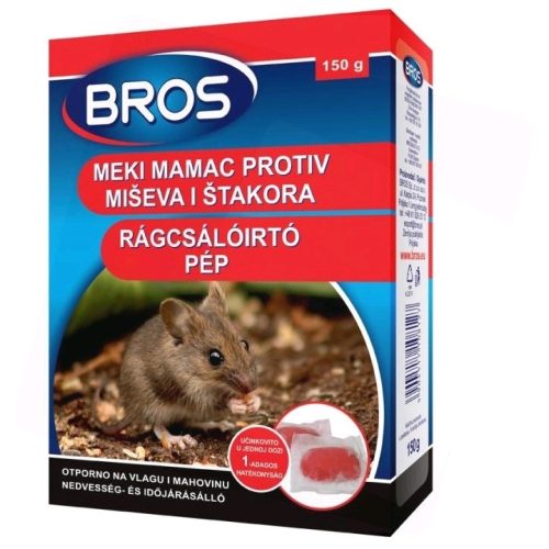 Bros rágcsálóirtó pép 29ppm 150 gr (B163