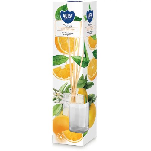 Aura pálcikás aroma diffúzor 45ml naranc