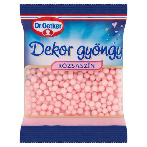 Dr.Oetker dekorgyöngy rózsaszín 30g