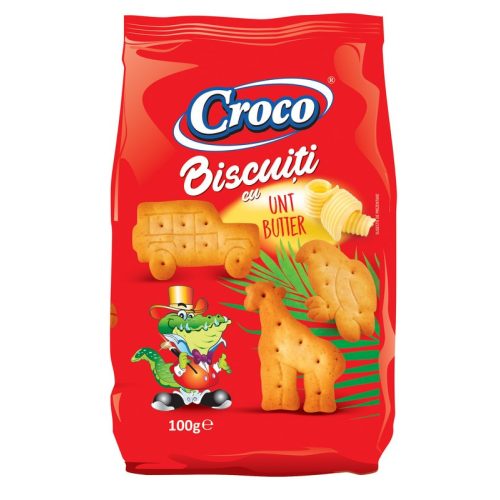 CROCO Keksz vajjal (figurás) 100g