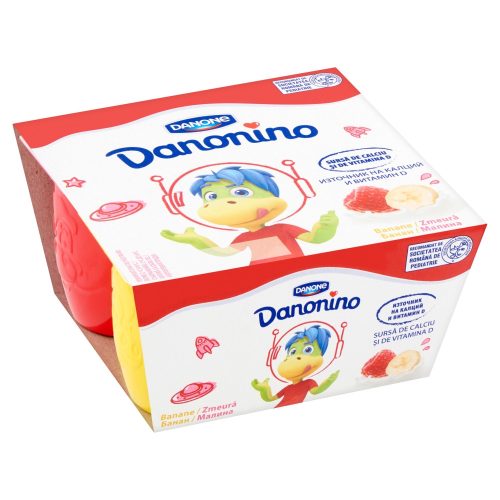 Danonino málna-banán 4x50g/Danone