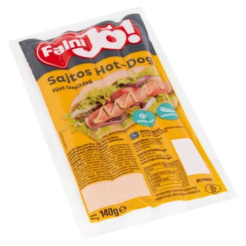 Falnijó Hot-Dog sajtos 140g