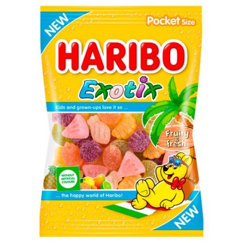 haribo gumicukor 100 g exotic