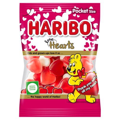 haribo gumicukor 100 g love hearts