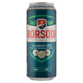 Borsodi sör 0,5l DRS