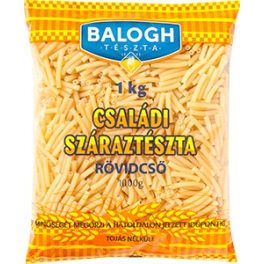 Balogh Tészta 1kg Rövidcső