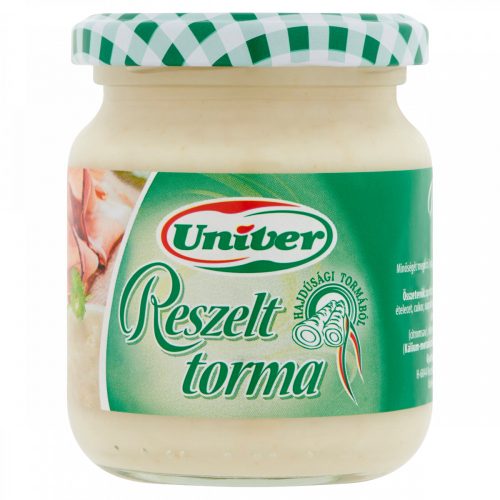 Univer torma ecetes üveges 190g   6#