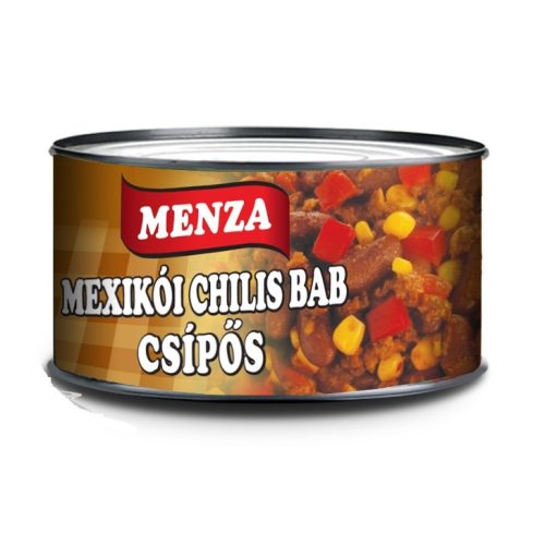 menza készétel 400 g mexikói chilis bab