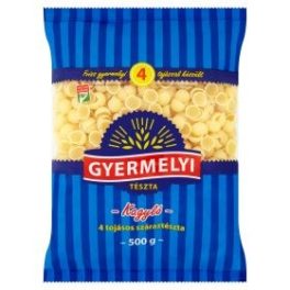 Gyermelyi Száraztészta 4 Tojásos Kagyló